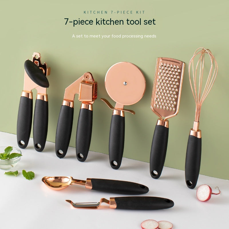 Copper Kitchen Prep Tool Set