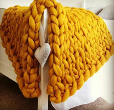 Hand Knit Comfy Blanket