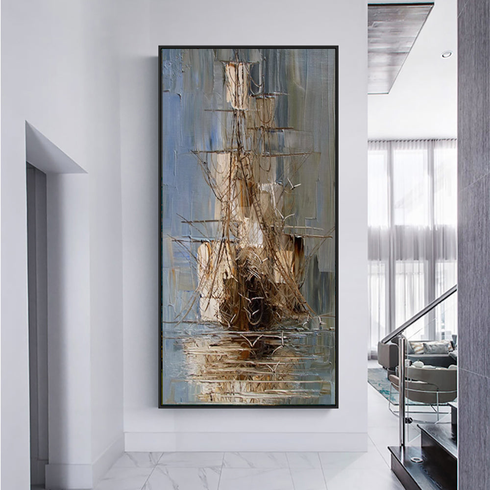 On The Sea Canvas Painting