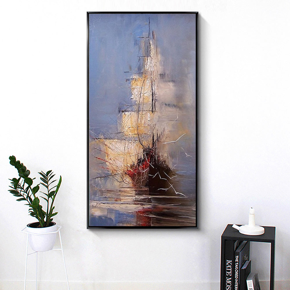 On The Sea Canvas Painting