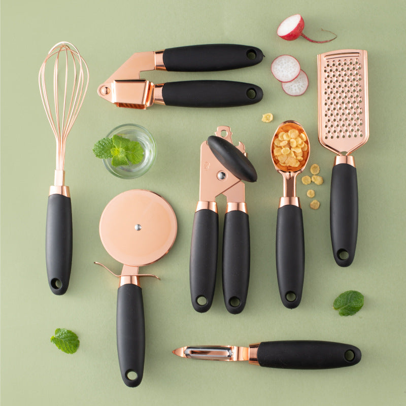 Copper Kitchen Prep Tool Set