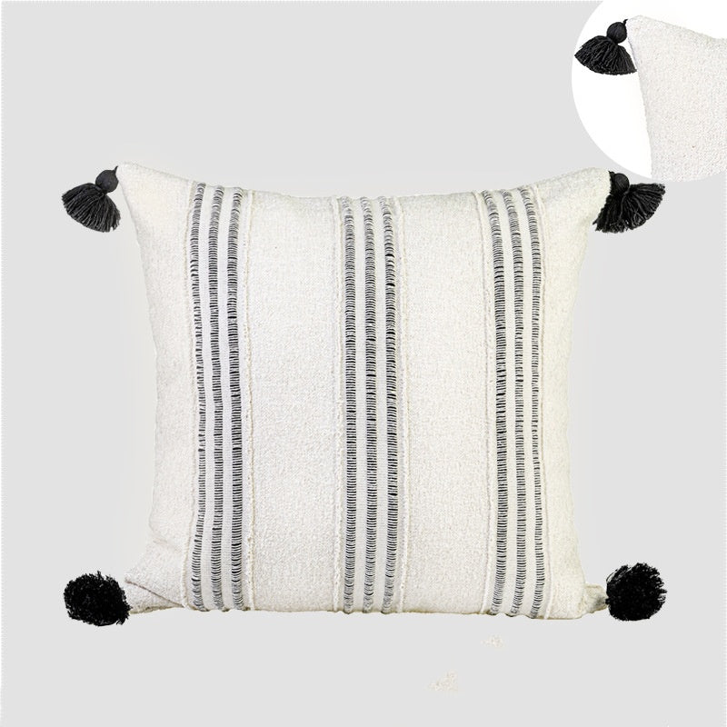 Rustic Tassel Pillow or Pillowcase