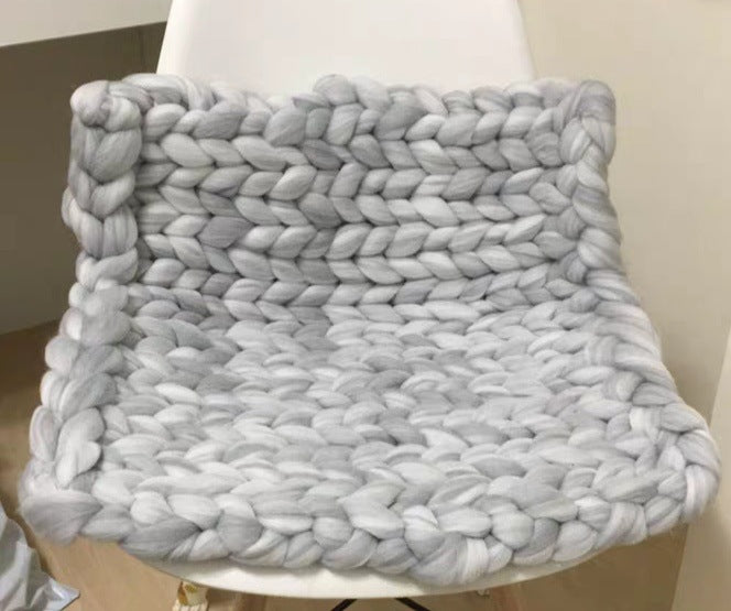 Hand Knit Comfy Blanket