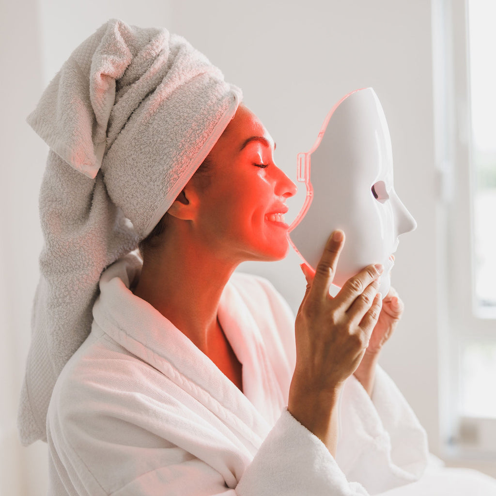 Total Self-Care System – Heated Foot Spa, Percussion Massage Gun & 7-Color LED Beauty Mask-3