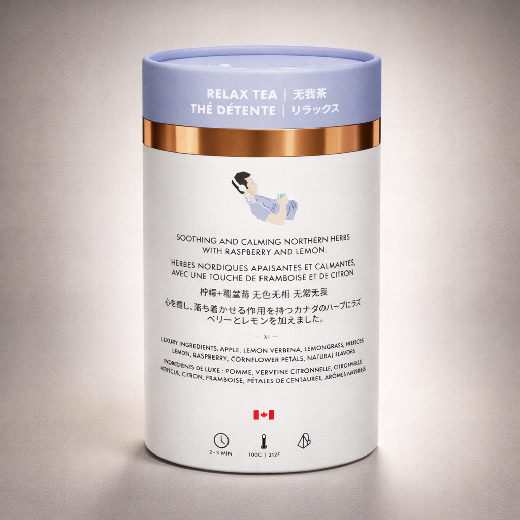 Relax Luxury Herbal tea - 24ct Canister