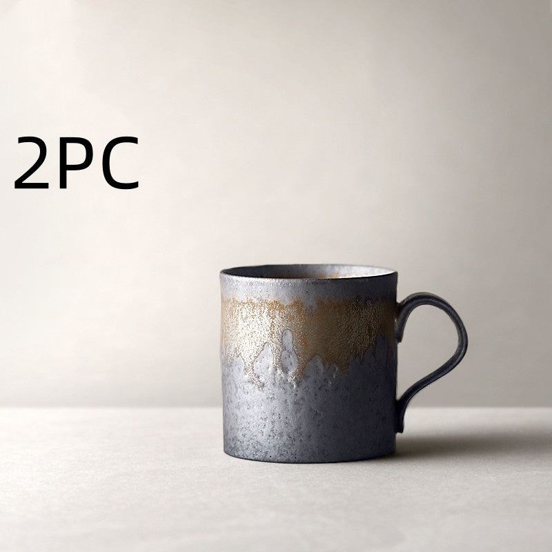 Vintage stoneware coffee cup