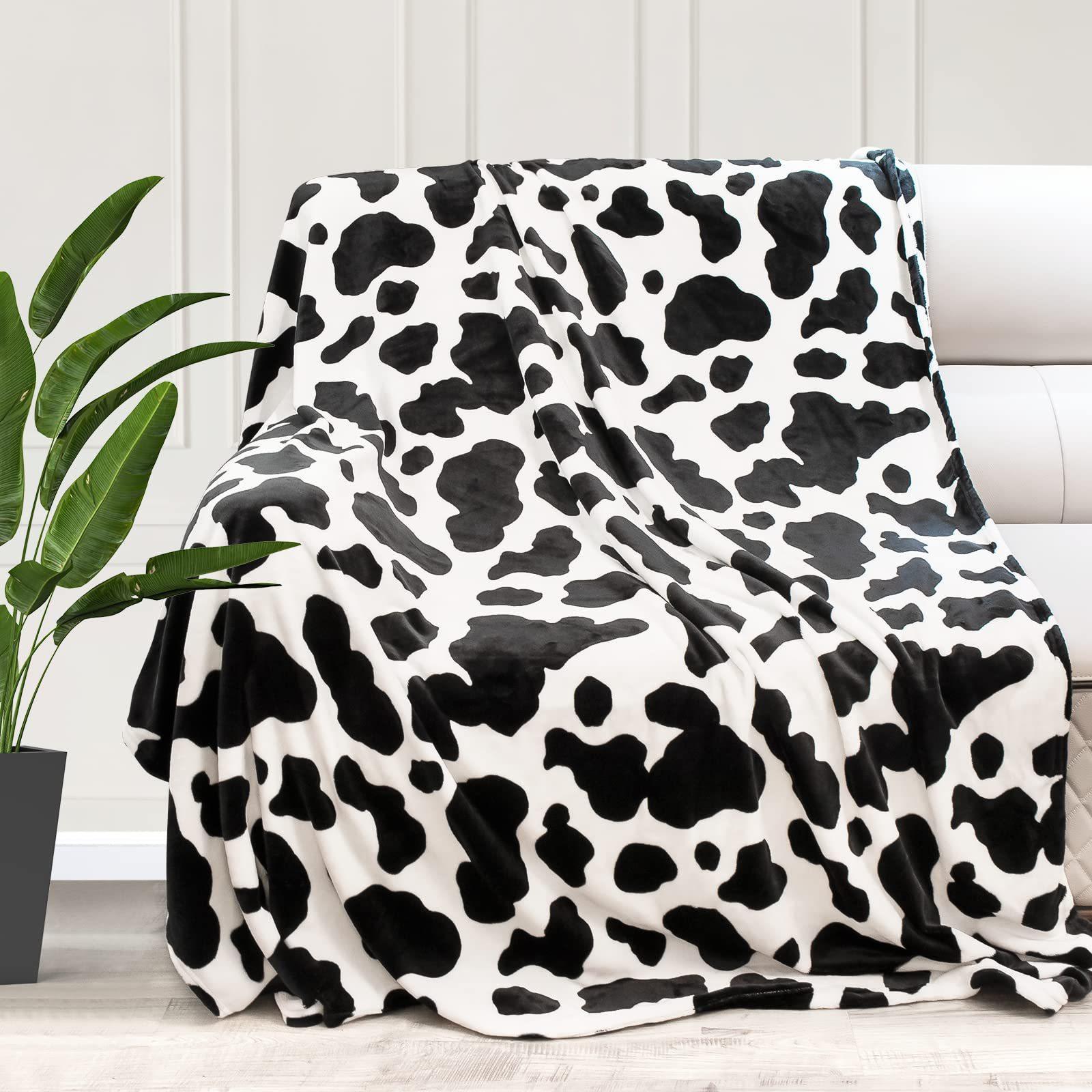 Cow Print Blanket