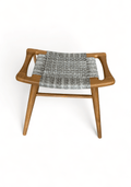 Bali Rustic Grey Stool